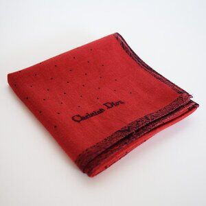 Handkerchief Christian Dior Polka Dot Paisley